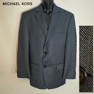 Michael by Michael Kors Herringbone Blazer 44R Gently worn 52% rayon/48% poly